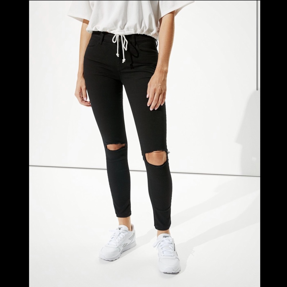 American Eagle Distressed Jeggings